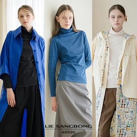 이상봉에디션 소프텐션 티 블라우스 3종