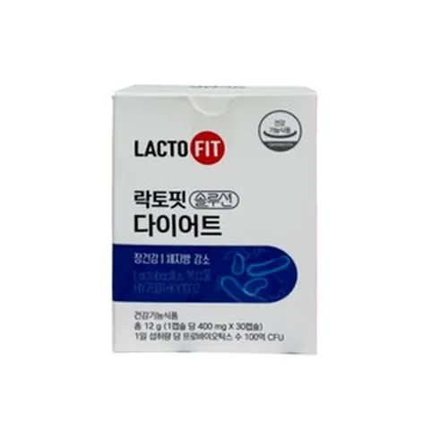 종근당건강 락토핏 솔루션 다이어트 1박스 (1개월분) / 체지방 감소 다이어트 유산균, 락토핏솔루션다이어트 1박스, 1개, 30캡슐