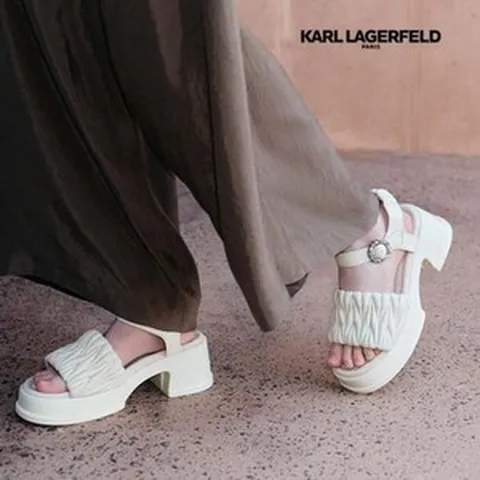 칼 라거펠트 24SS 마틀라세 쿠션 샌들