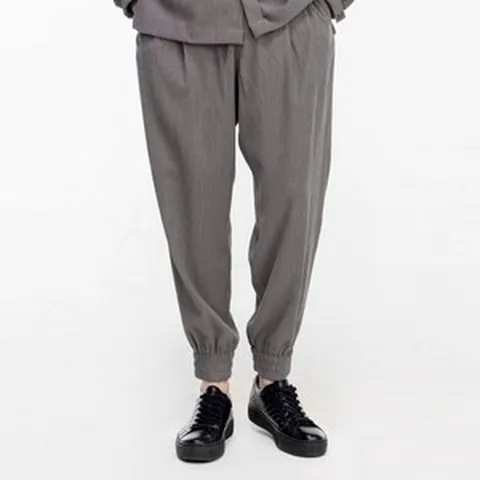 지오송지오 플리츠 조거 팬츠 카키 ZF3PT352KK