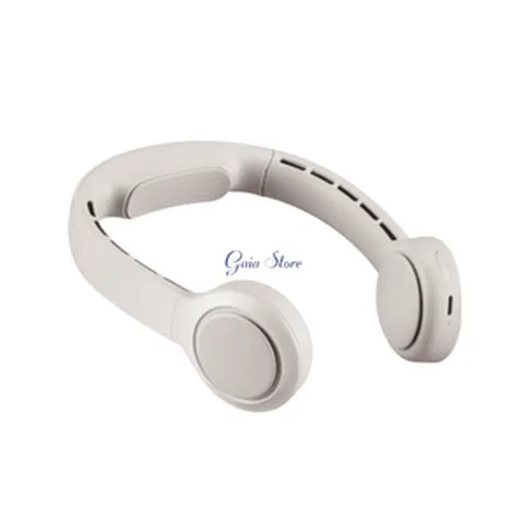 디디오랩선풍기 넥밴드 아이보리 무선 휴대용 선풍기