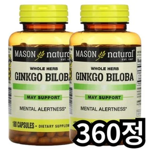 메종네츄럴 징코 빌로바, 2개, 180정