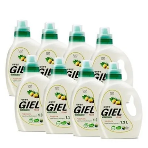 세제혁명 지엘플러스 액체 세탁세제 1.3L, 8개