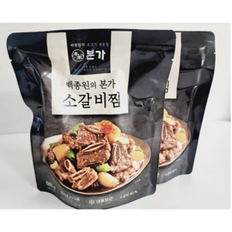 [본사정품] 백종원 본가 소갈비찜 500g 7개 Set 백종원본가소갈비찜 백종원소갈비찜 소 갈비찜 백종원갈비찜, 3.5kg, 1세트