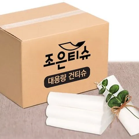 건티슈 2.5kg 5kg 대용량 플레인 건티슈 청소포 소독 행주 걸레 소독티슈 요양원 항균티슈, 1매입, 1개