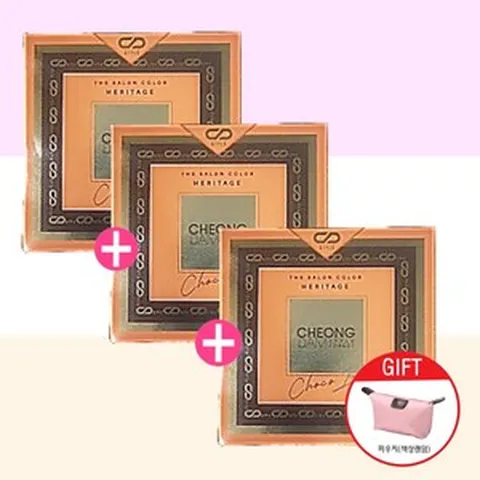 청담스타일 염모제 염색약 포레스트 더살롱 헤리티지 70ml 염모제 새치염색약3개+파우치증정, 3개, 밀크브라운3개+파우치