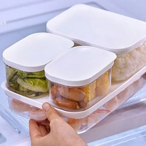 냉장고 밀폐 소분용기 반찬통 세트 8개 냉장고용기 밀폐용기 반찬통 주방용기 플라스틱용기 일반밀폐 보관용기 도시락