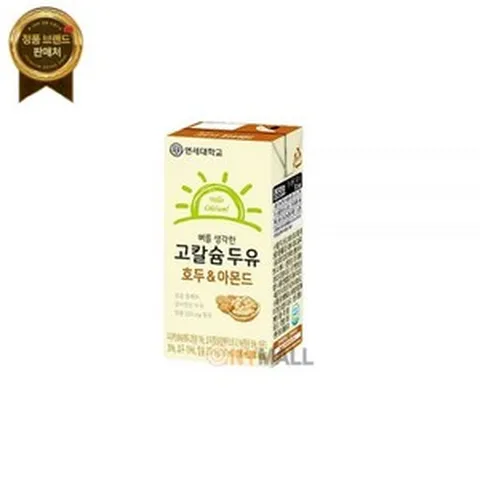 연세두유 고칼슘호두 아몬드 두유 180ml 24입 [원산지:상세설명에 표시], (연세우유)-24팩★특가★