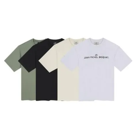 CLRIDE 클라이드 앤 미친!!!특가2024 매장 1등판매률 품절상품[CLRIDE.N]50% 장미쉘 바스키아 라인 . 왕관 콜라보 등판 아트웍 포인트 고퀄 라운드넥 반팔 티셔츠