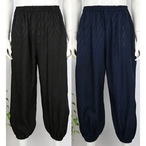 인견하우스 풍기인견 남자 인견실내복 몸빼 인견긴바지-격자무늬 2컬러