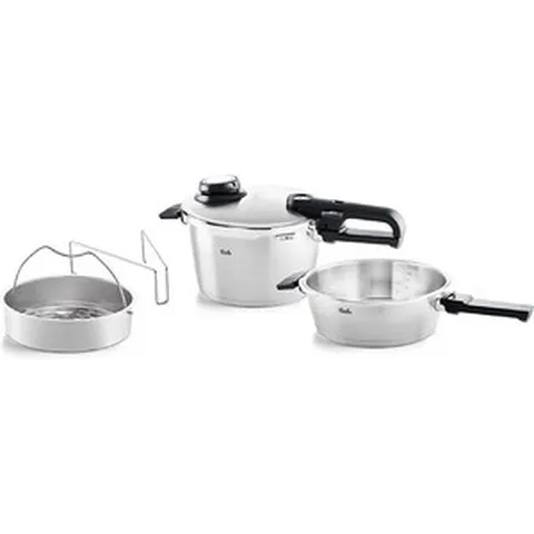 Fissler 휘슬러 비타빗 압력솥 4.5L 22 cm 스테인리스 3종 세트 인덕션용 IH
