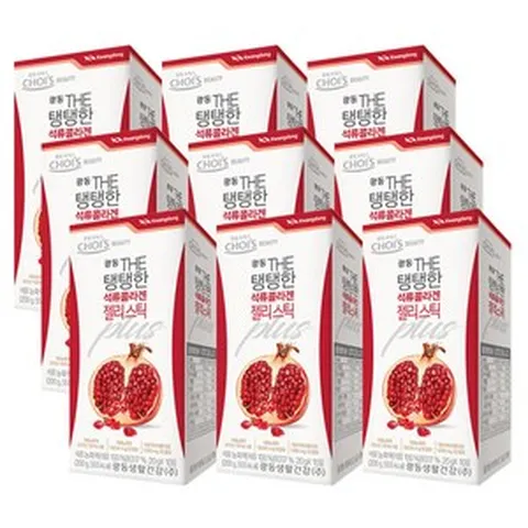 광동 더 탱탱한 석류 콜라겐 젤리스틱 10포X9박스먹는 저분자 피쉬 콜라겐 펩타이드, 2개, 단품, 1800g