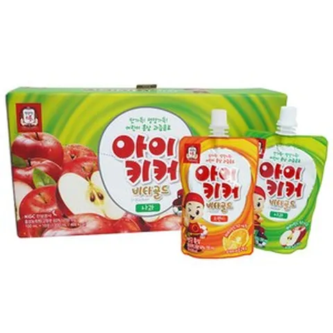 종근당 아이키커 비타골드 사과맛 100ml 1박스(10팩) + 오렌지맛 100ml 1팩, 11개, 1L, 1개