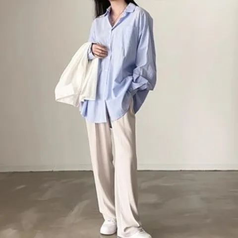 에스알비 빅사이즈 오버핏 긴팔 셔츠