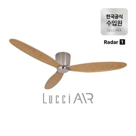 루씨에어 레이더1 실링팬 천장형 선풍기 132cm, 크롬티크