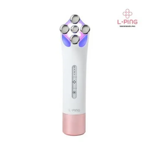 비비도 엘핑 페이스 고주파 마사지기 얼굴 피부 관리기 뷰티 디바이스, L.PING RF CURE UP, 혼합색상