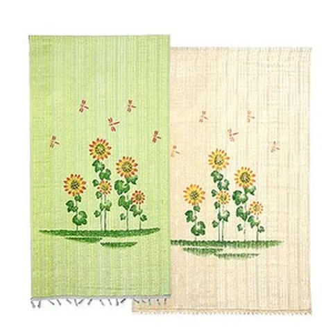 베스트데코 플라워 수동발 문발 현관문발 창문발 PVC문발