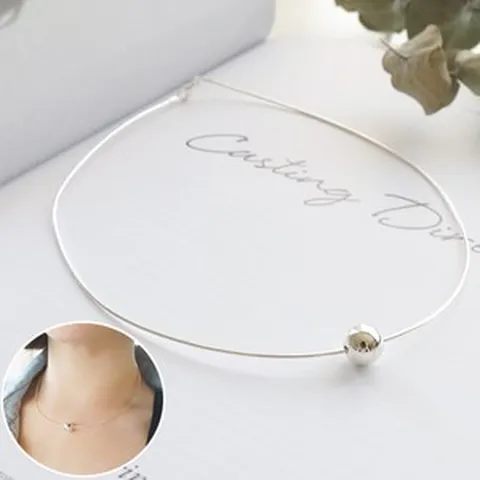 오메가체인 볼 목걸이