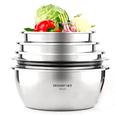 [해외직구] 믹싱볼5종세트/다용도볼/스테인레스세트볼, 단품, 1개