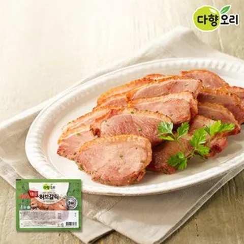 [다향오리] 1등급 허브갈릭 훈제슬라이스 400g*4팩, 400g, 4개
