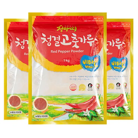 청아띠 청결고춧가루 비타C듬뿍 1kgx3팩