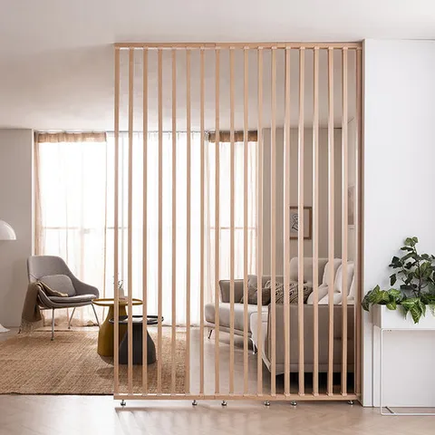 (주문제작) 듀크 가벽 우드 스트라이프파티션608 (옵션선택)