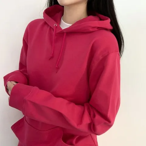 [니까]젤란 쭈리 후드티 남녀공용 무지 후드 긴팔 티셔츠