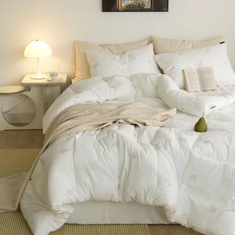 리프자수 광목 차렵이불 SS 패드세트