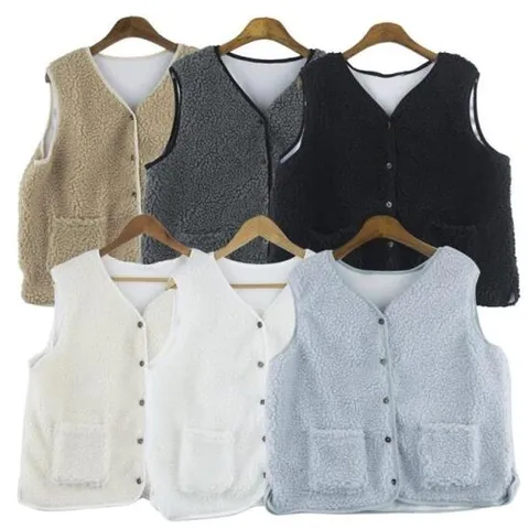 [마물샵] 뽀글이 양털조끼 겨울 이너 베스트 조끼