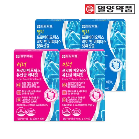 일양약품 프로바이오틱스 비피더스유산균+여성질유래유산균 2Set