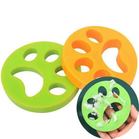 실리콘 흡착 먼지 제거 2개 한세트 세탁볼 세탁기 빨래 털