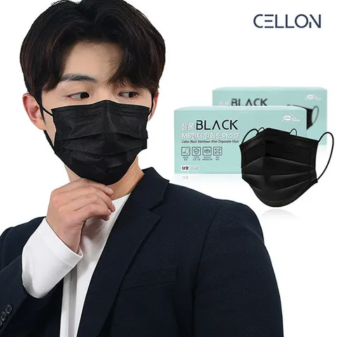 MB필터 블랙 대형 덴탈 귀편한, 숨편한 마스크 100매