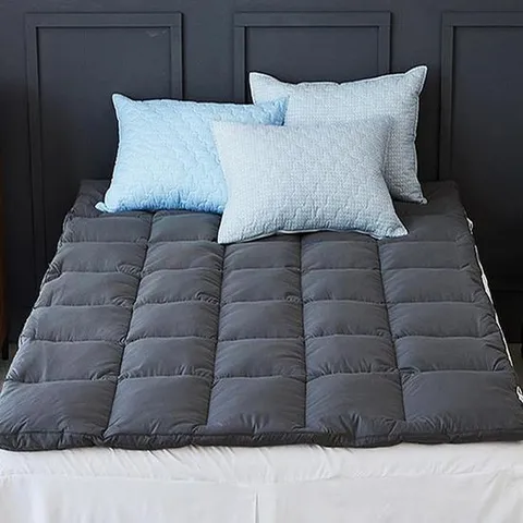 [단잠] 거위털100% 구스다운 4면밴딩형 토퍼-SS