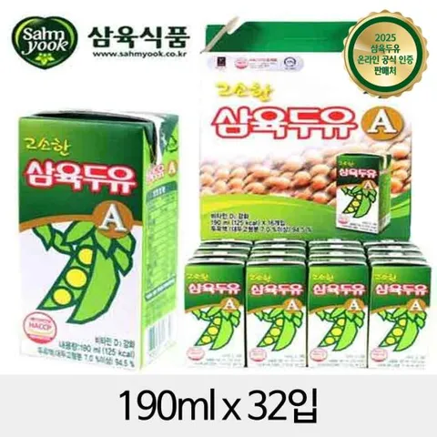 삼육 고소한두유A 190mlx32입