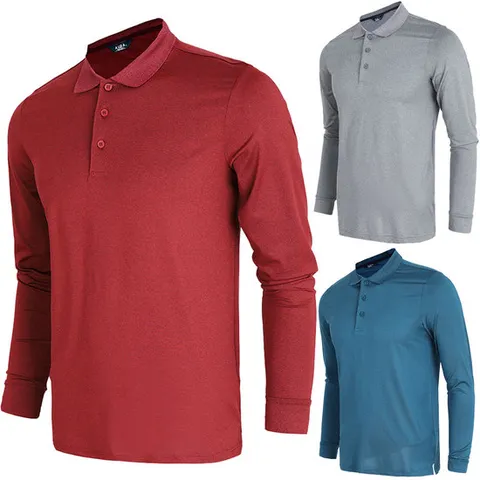 [노블진]BR 카치온 남성긴팔카라티셔츠 남자등산복상의 쿨링티