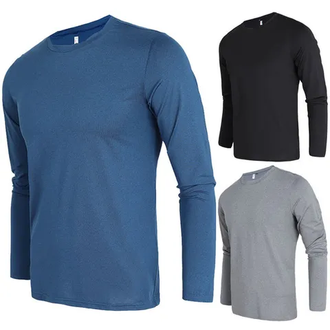 [노블진]Q BR 라운드 남자등산복상의 냉감 여름기능성긴팔