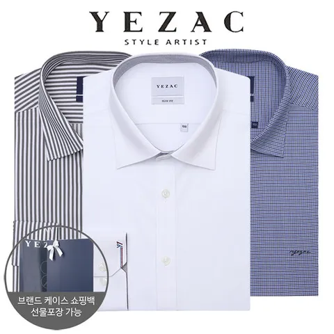 [ 롯데백화점 ][예작(셔츠)]예작셔츠 긴팔(구매감사품)신축성스판링클프리 남자 와이셔츠 남방 모음전