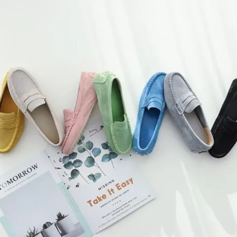 천연가죽 통풍 골프 단화 여성 베이직 로퍼 UH-lu1812