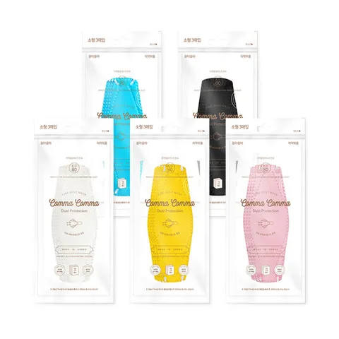 [꼼마꼼마] 어린이마스크 KF80 소형 3매X10set (30매)