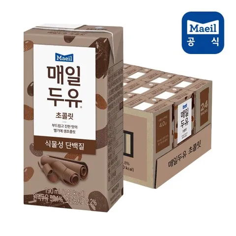 매일두유 초콜릿 190mL 24팩