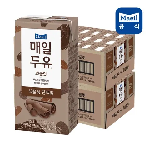 매일두유 초콜릿 190mL 48팩