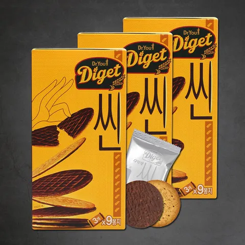 오리온 과자 닥터유 다이제씬 252g x3개 /비스킷 과자