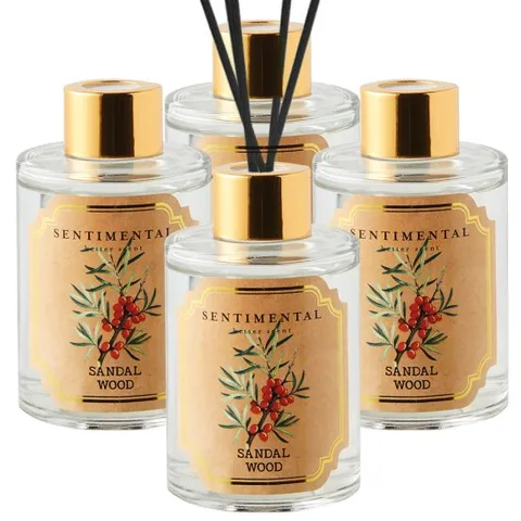 센티멘탈 디퓨저 120ml x 4병 가정용 실내 향기 방향제
