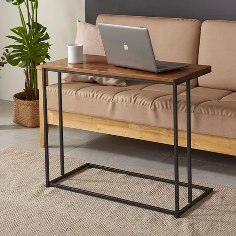 라디 800 사이드 철제 테이블 소파 거실 원목 책상 (착불)