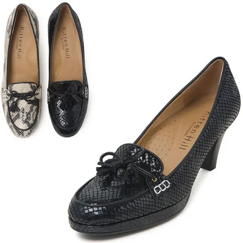 Kitten Hill 펌프스 KB0018 아이보리/블랙 7cm