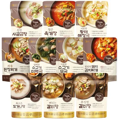 아워홈 사골곰탕 x6개 외 국/탕/찌개 골라담기