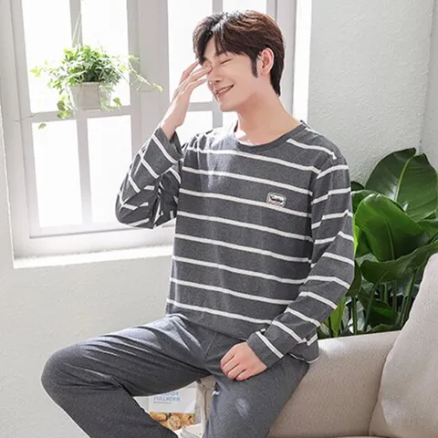 라인업 차콜 남성 잠옷 파자마 세트 남자 신상 홈웨어