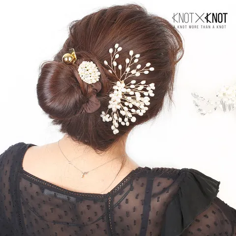[KNOTXKNOT] ver.2 웨딩과 명절을 위한 올진주 핸드메이드 빗핀