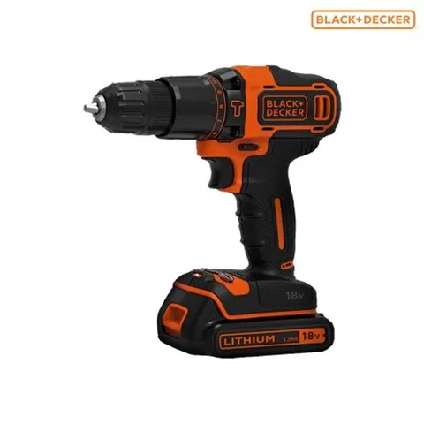 블랙앤데커 충전드릴 BDCHD18K 배터리1개 무선 전동 해머 드릴