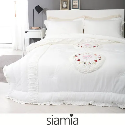 siamia 아넬 프리미엄 워싱광목 침구풀세트 퀸(특대형이불)